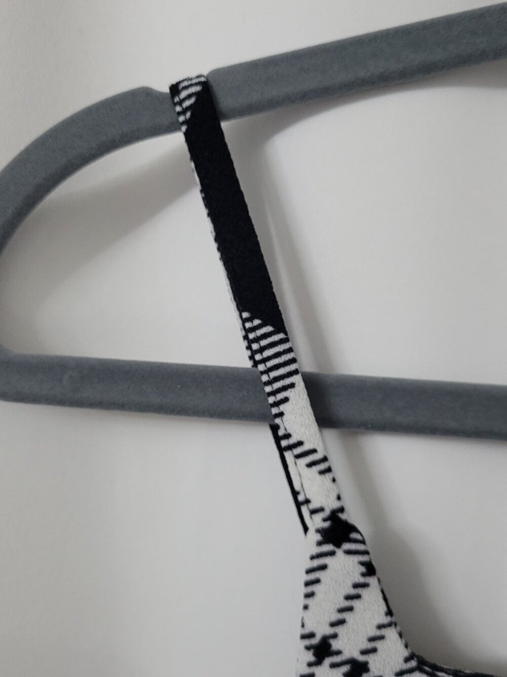 No Boundaries Black & White Plaid Bodycon Mini Dress - Picture 5 of 10
